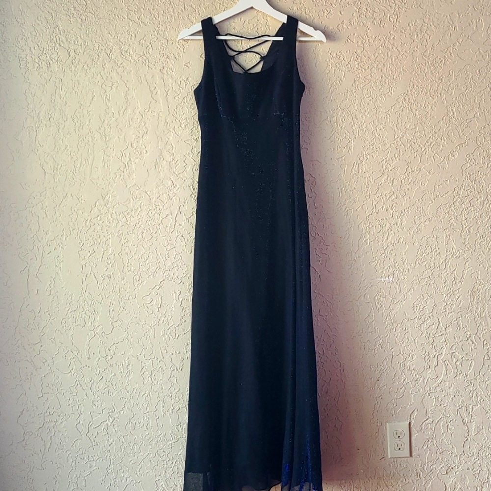 Jump Apparel Blue Sparkle dress-9/10